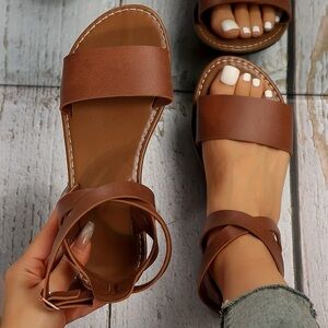 Madewell The Boardwalk Ankle-Strap Sandal